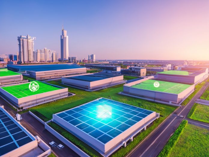 AI data center development with renewable energy focus
