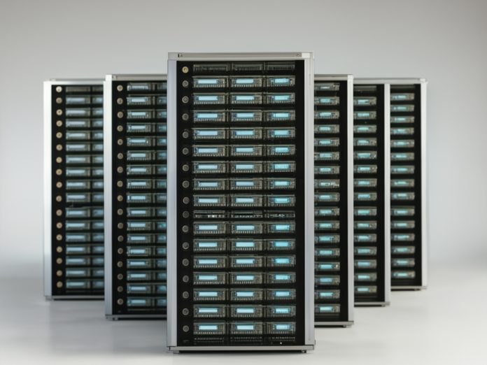 A collection of modern server processors depicting advanced technology.