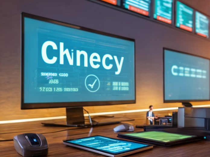 Analysts monitoring cybersecurity threats in a high-tech operations center