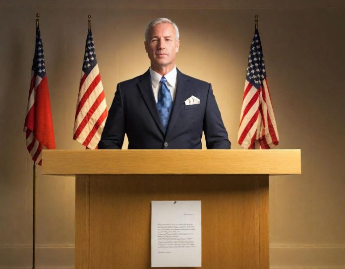 Government official signing new technology legislation at official ceremony