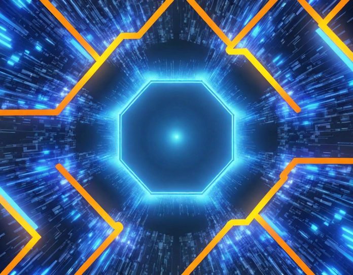 Visual representation of global AI research collaboration and hardware supply chain connections