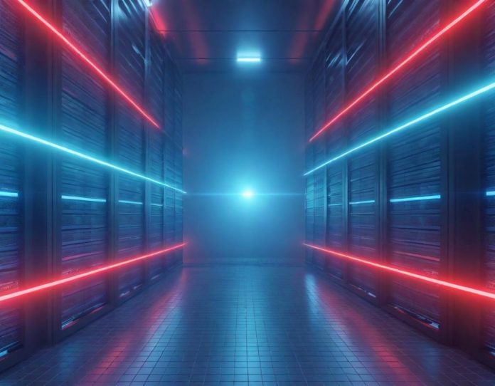 Visual representation of AI data streams showing clean versus corrupted information flow in enterprise systems