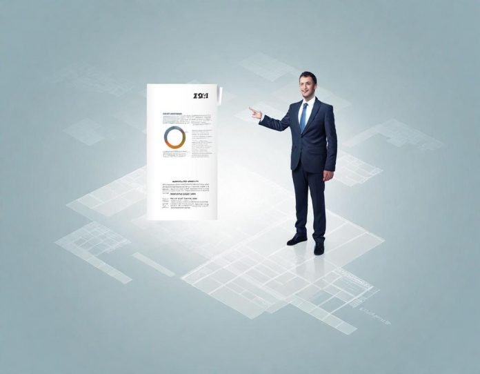 Government official reviewing transportation safety document with concerned expression