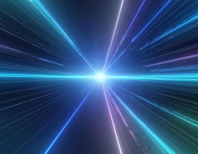 Financial market graph showing sharp declines across multiple sectors with technology circuit patterns in background