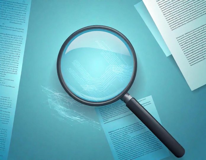 Computer code displayed on screen with regulatory documents in background representing software compliance challenges