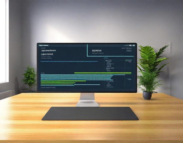 Visual representation of text transforming between different communication styles in a business setting
