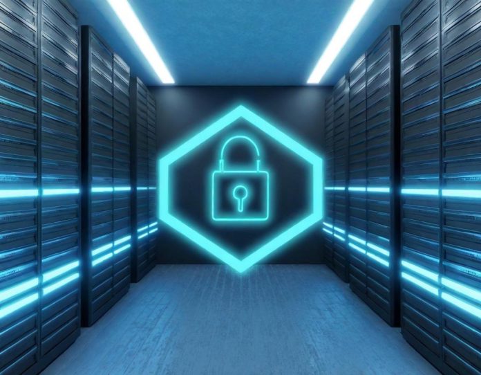 Digital security lock protecting software code in high-tech server environment